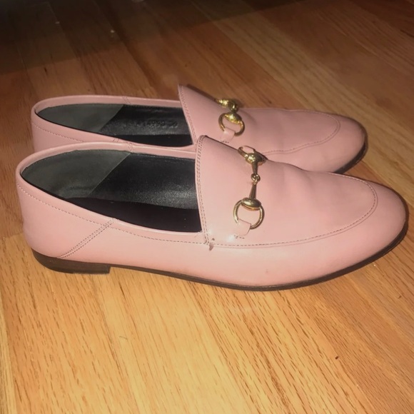 Leather Pink Womens loader gold hardware Sz 6